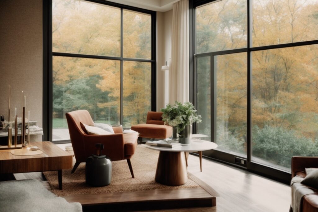 New York home with clear energy-efficient window film
