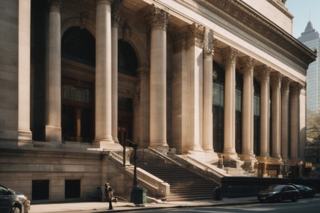 historic New York library with sun protective window film