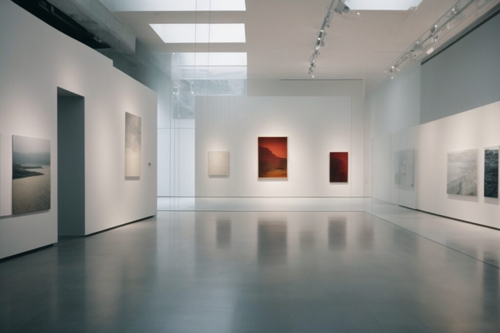 New York art gallery interior with UV-blocking window films
