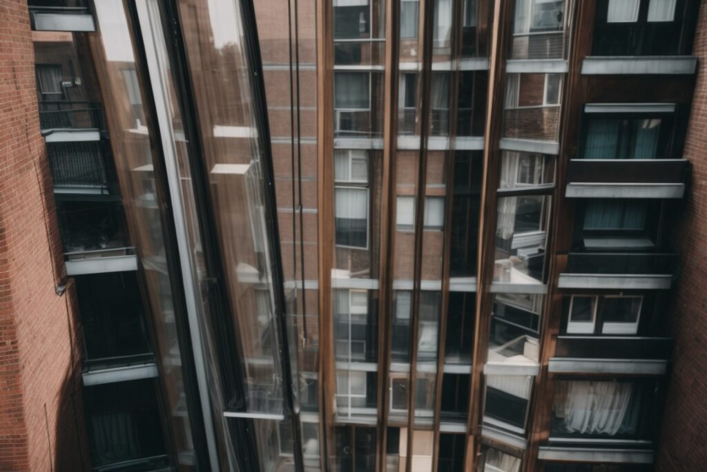 New York urban home with heat blocking window film installed