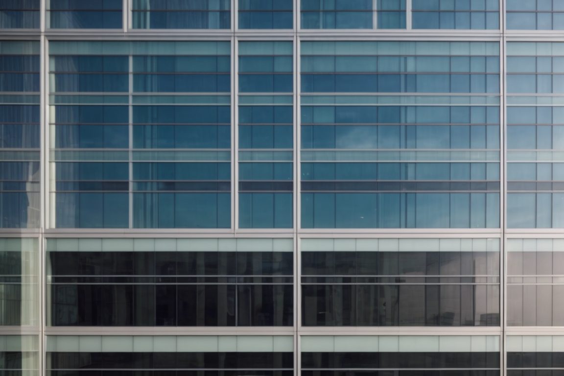 exterior of a New York office building with energy-efficient window film