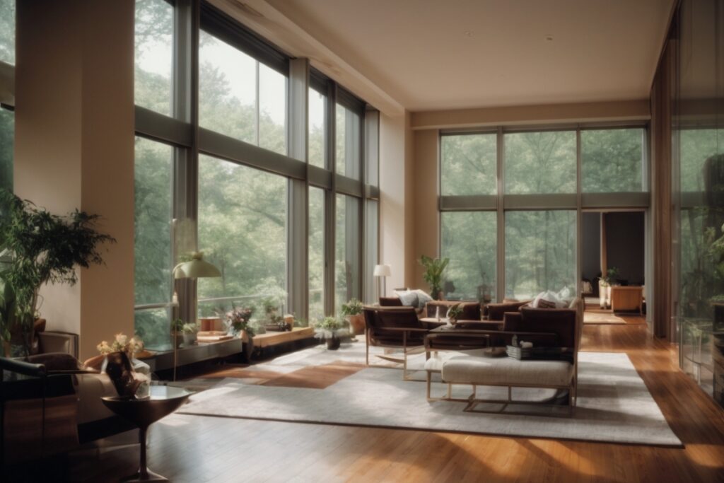 interior of a New York home with UV blocking window film